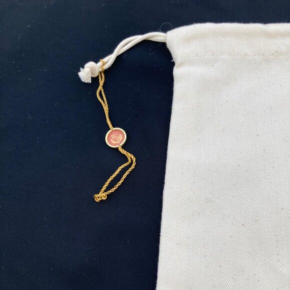 Loro Piana Dust Bag Cream Drawstring Cotton Shoe Storage Cover 16x12 - Picture 3 of 8